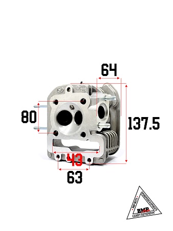 Головка цилиндра в сборе, 161QMK (61мм) ATV200 (250422, WW1142)