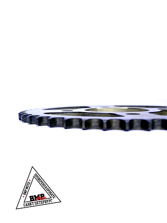 Венец, звезда ведомая (428H-43) сталь, закаленные зубья CG/CB 4х90х58 BMP-moto