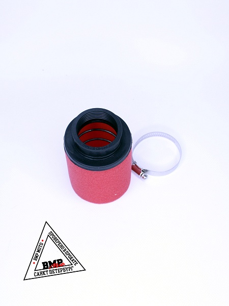 Фильтр возд. нулевик #5 (d=42mm) поролон черн./красный