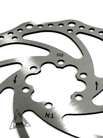 Диск тормозной 160мм (Вело)