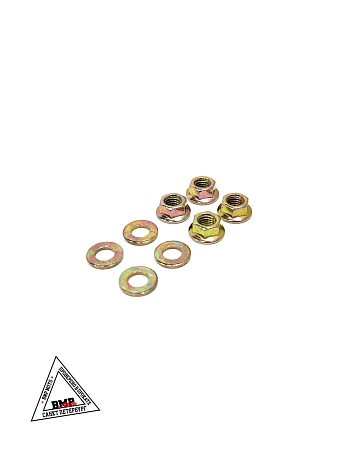 Шпильки цил. (компл.) 4Т 152QMI, 157QMJ с гайками и шайбами (2*200 мм + 2*186мм) (01528)