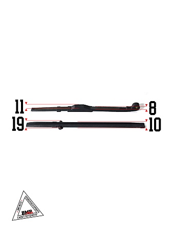 Планка натяжная ГРМ 157QMJ с реверсом (компл.2шт)