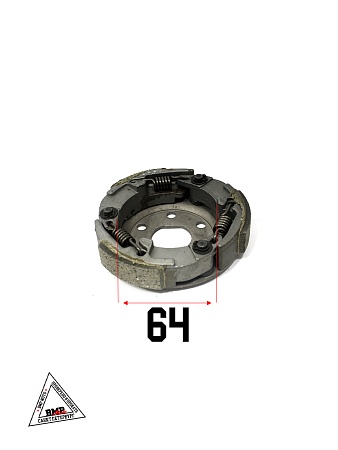 Муфта сцепления, заднего вариатора GY6- 50/80cc 139QMB (00002301)
