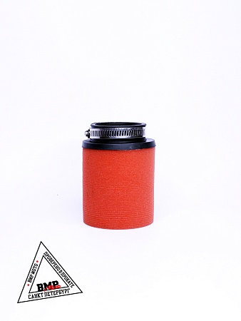 Фильтр возд. нулевик #5 (d=45mm) поролон черн./красный