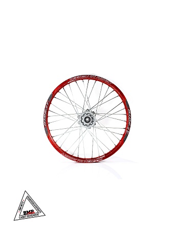 Обод передний 21" (1,60-R21 d=20мм) алюминий/красный KAYO с 2014г. 115x101x6