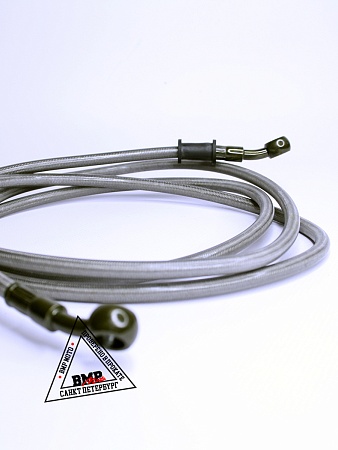 Шланг гидравлический тормозной (армированный) L=1700 d=10мм серый  BMP-moto