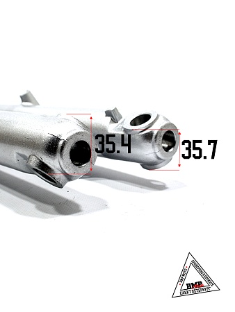 Перья вилки Zongshen, Lifan 125/150 (диск, гидравлические, шток Ø31mm) "KOMATCU" (P-2097)