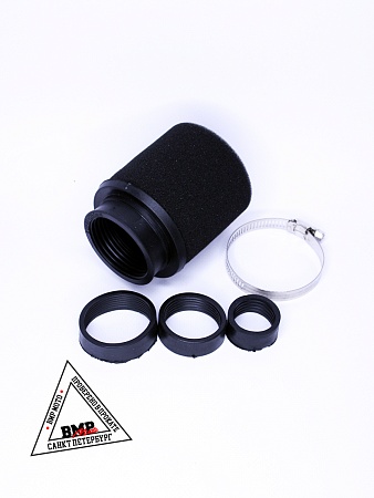 Фильтр возд. нулевик 
универсальный 
(d=D28/35/42/45/49mm) поролон