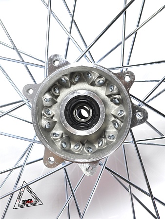 Обод передний 21" (1,60-R21 d=15mm) алюминий/красный XR250