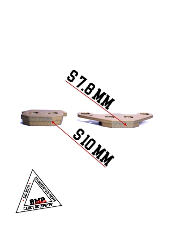 Колодки тормозные дисковые #11 X-TECH (semi-metallic) полуметаллические