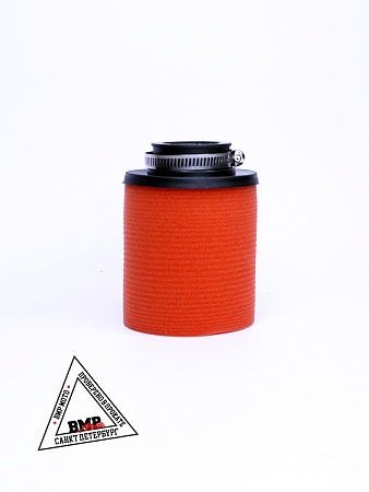Фильтр возд. нулевик #5 (d=32mm) поролон черн./красный