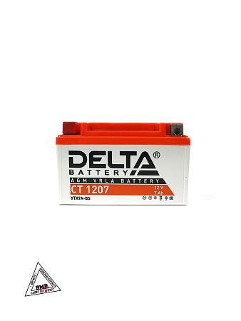 АКБ &quot;DELTA&quot; (СТ-1207) (150 х 87 х 93) 12v (7 Ah ) пр.