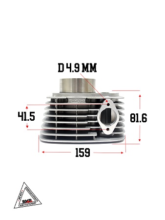ЦПГ (поршневая) 165FMM (CB250D-G) (65,5*62,2) (87,3/84,4/81,5/15) 250см3 ZS (WW0359)