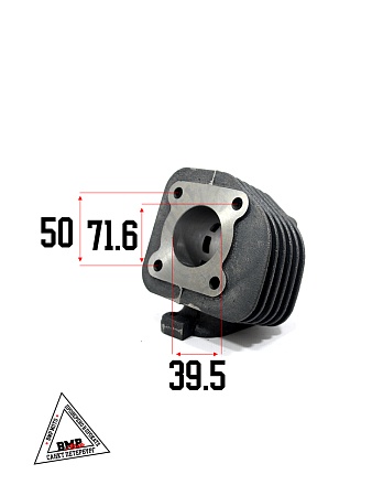 Цилиндро - поршневая группа 2T STELS QJ- 50cc, 1E40QМB, D40.00мм (p-12мм) (SEE) (00005568)