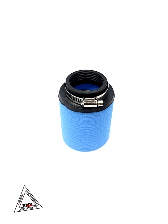Фильтр возд. нулевик #5 (d=42mm) поролон черн./синий
