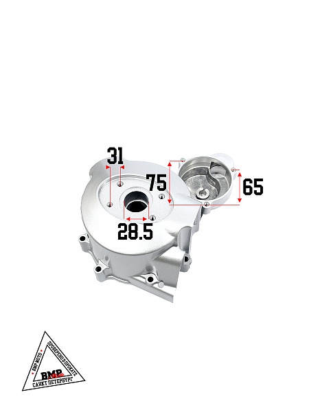 Крышка картера левая CG150