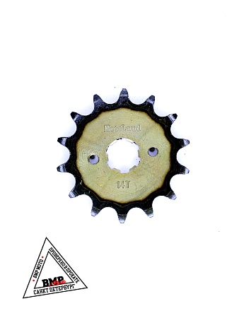 Звезда ведущая (520-14) 20мм сталь, закаленные зубья, 6 шлиц