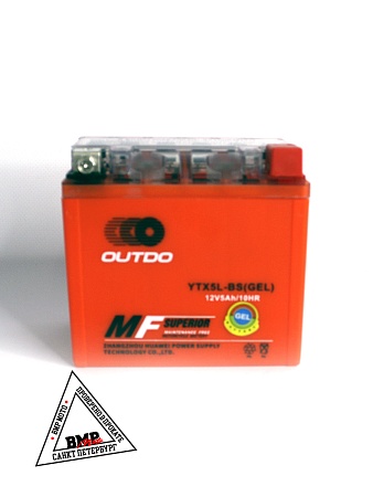 АКБ 12В 5А-ч 113*70*108 (2021г.) 5L GEL