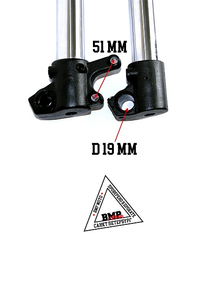 Амортизатор передний L=810
d48x51 (перья, компл.) KAYO T2