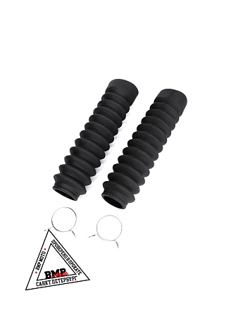 Гофры вилки L=200, d47-32 черные