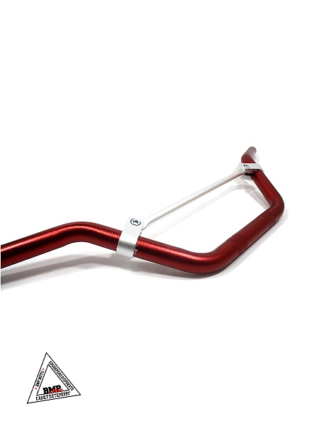 Руль 22мм #3 с перекладиной красный