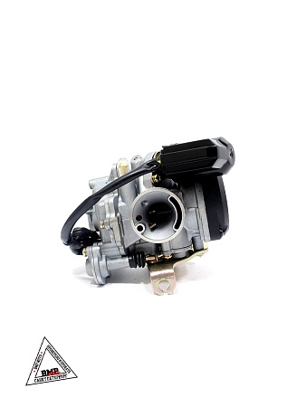 Карбюратор 4T GY6- 50/60cc, 139QMB (PD16) пласт. крышка (KEIHIN) (05528)