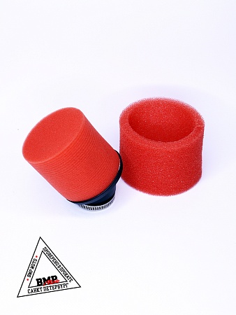 Фильтр возд. нулевик #2 (d=32mm) поролон красный