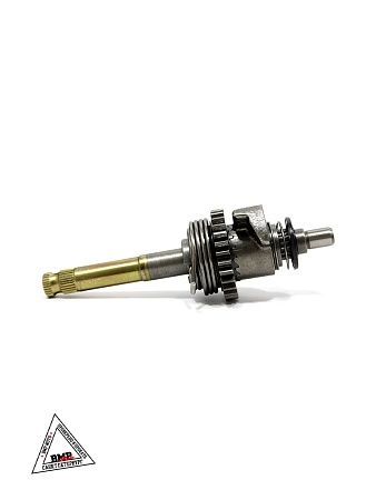 Вал кикстартера в сборе 163FML-2 (CB200-C) 169FML(CB200) 169FMM(CB250)