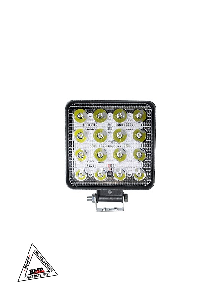Фара 48w 16x3w LED квадратная