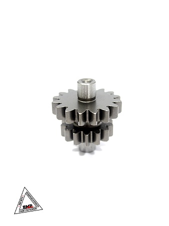 Шестерня малая двойная редуктора стартера 156FMI (CG125D)