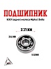 Подшипник 6301 заднего колеса Alpha/Delta