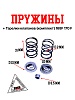 Пружины+тарелки клапанов (компл.) 168F/170F