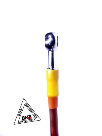 Шланг гидравлический тормозной (армированный) L= 700 d=10мм красный (11835)