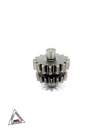 Шестерня малая двойная редуктора стартера 163FML (CG200-A) 167FML-3 (CG200D-B) 167FMM (CG250)