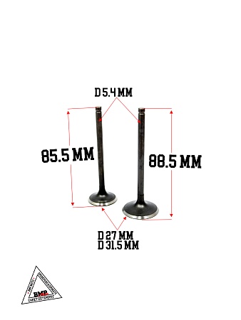 Рем. комплект клапанов ГРМ 172FMM-3A (CB250-F)