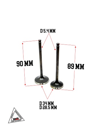 Рем. комплект клапанов ГРМ 165FMM, 170FMM (CBB250)