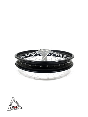 Обод задний 17" (1,85-R17 d=15mm) сталь/черный (6x128x68/4x65.5x50) (звезда/диск)