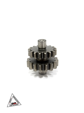 Шестерня малая двойная редуктора стартера 163FML (CG200-A) 167FML-3 (CG200D-B) 167FMM (CG250)