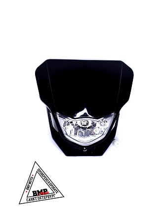 Фара в сборе B-018 кросс черная