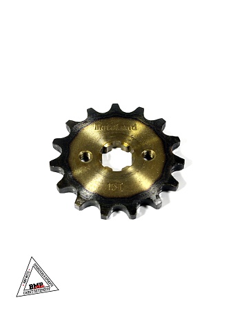 Звезда ведущая (420-15)17мм сталь, закаленные зубья