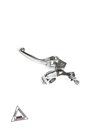 Рычаги тормоз + сцепления складные c силиконовыми накладками в сборе питбайк / мотоцикл / Красные