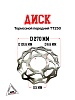 Диск тормозной передний ТТ250