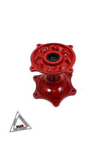 Ступица задняя CNC (R18&quot;/19&quot;
 d=17mm) красная X-TECH
(п/звезду