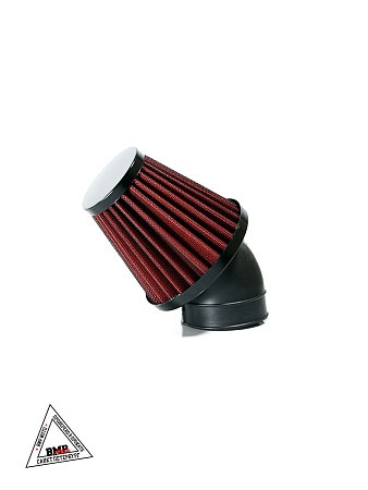 Фильтр возд. нулевик #1 (d=45mm) металл красный