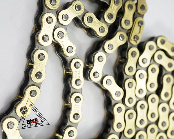 Цепь приводная 428 132L SFR золотая