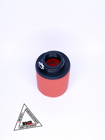 Фильтр возд. нулевик #5 (d=35mm) поролон черн./красный