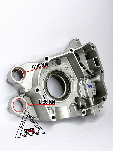 Картер правый 163QMK с балансиром