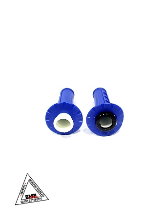 Грипсы SM-472, синие, ф=22мм, пара