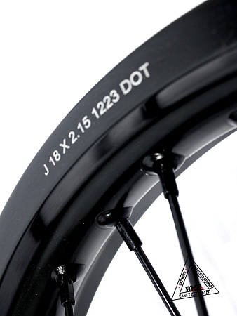 Диск колёсный задний 18" 2,15x18 [250-7R] 25мм алюминий черный 