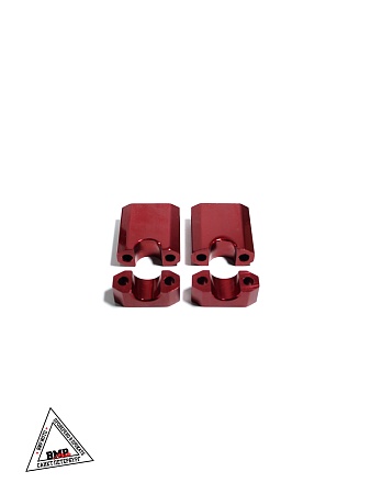 Траверса в сборе #1 алюминий 45/48 (160mm) красная